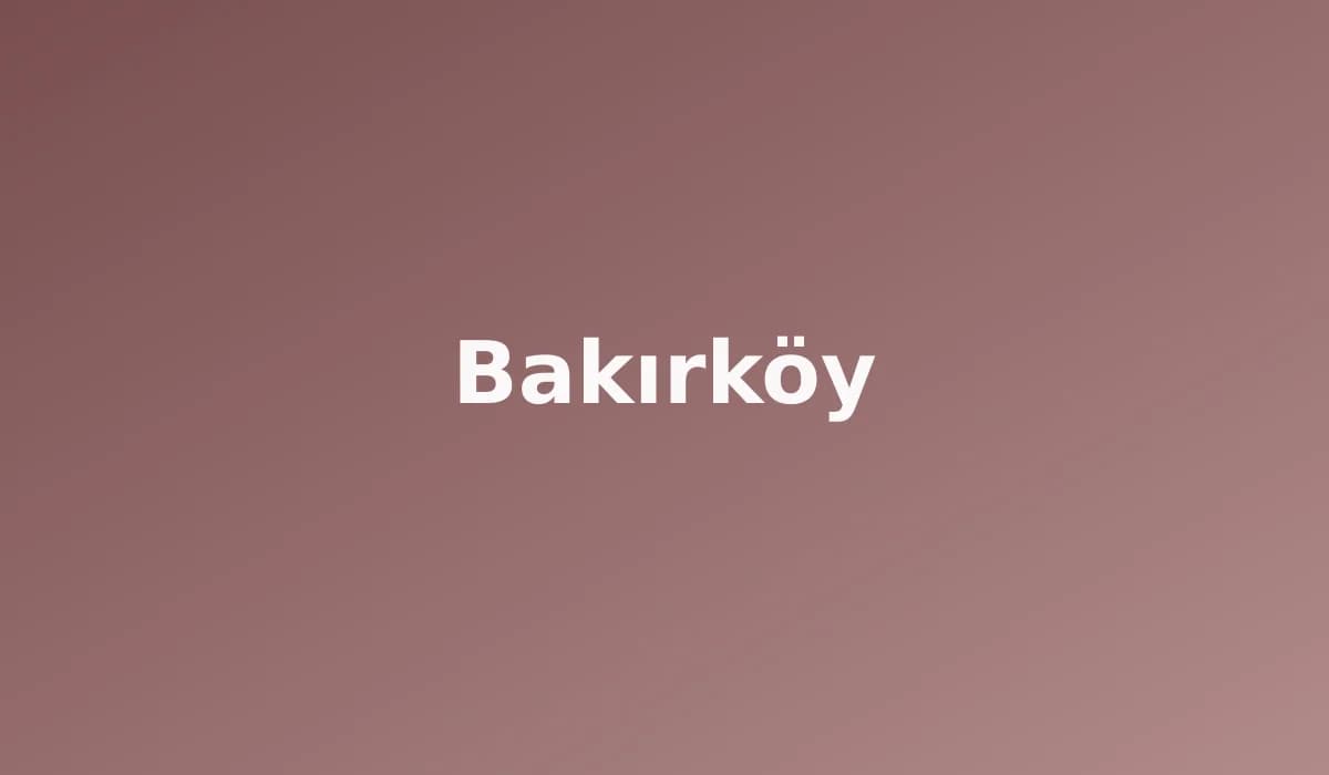 Bakırköy perde